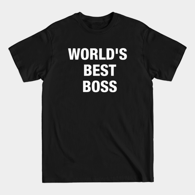 Discover Worlds Best Boss - Dunder Mifflin - T-Shirt