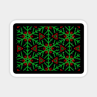 Snowflakes 3 Magnet