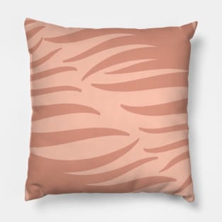 Palm Leaf Boho Chic Blush Pink Pillow