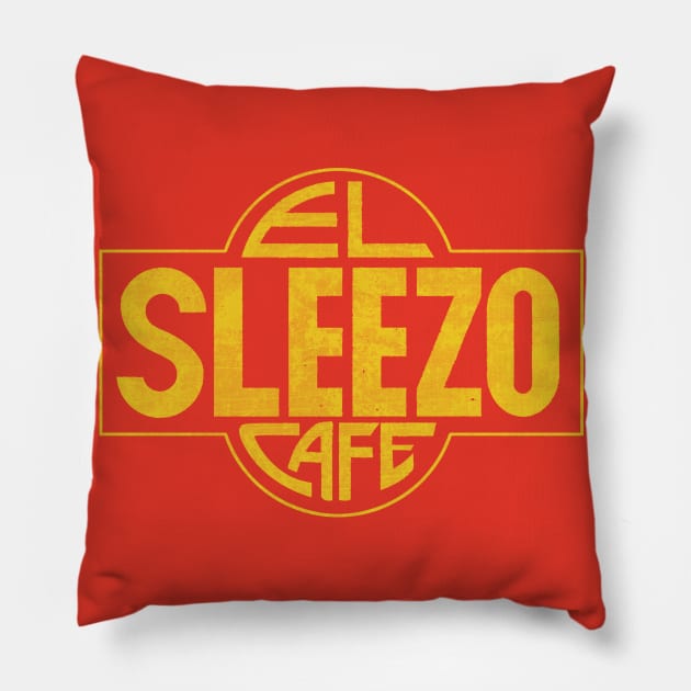 El Sleezo Cafe Pillow by OutlawMerch