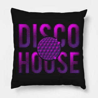 Disco House Mirror Ball Pillow