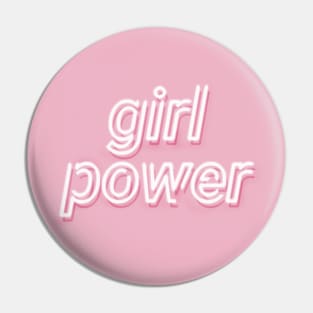 Girl Power Neon Pin