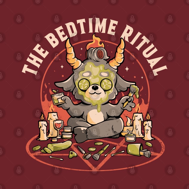 The Bedtime Ritual - Funny Evil Baphomet Gift by eduely