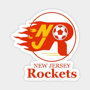 Defunct New Jersey Rockets Soccer 1981 Magnet