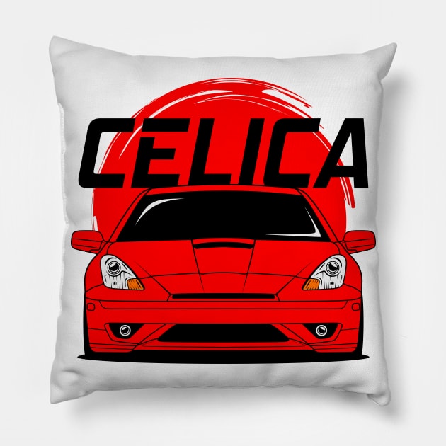 Red Celica JDM Pillow by GoldenTuners