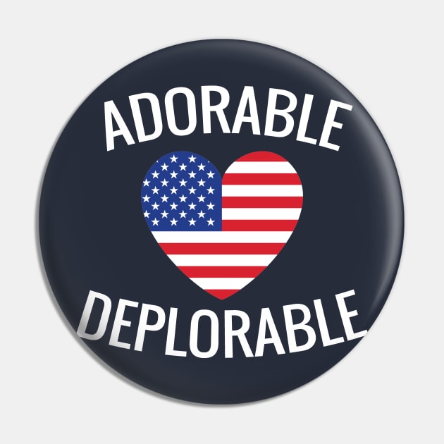 Adorable Deplorable Pin by Teezer79