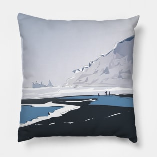 Vik Reynisfjara Black Sand Beach, Iceland Pillow