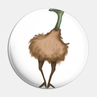 Cute Emu Drawing Pin