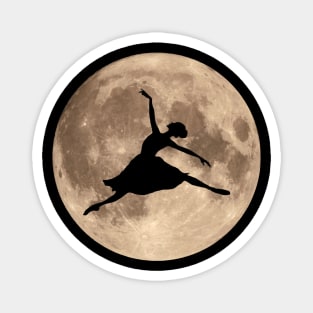 Full Moon Ballerina Magnet