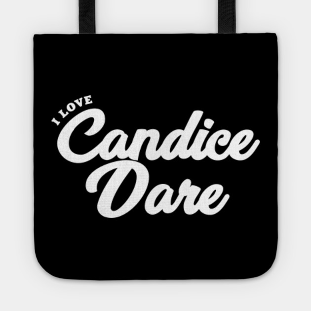 I Love Candice Dare Porn Star Tote Teepublic