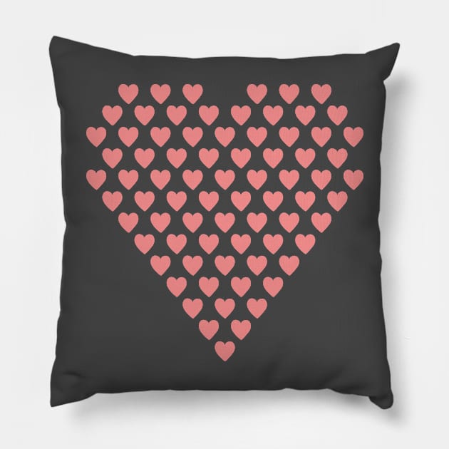 Heart of Hearts Pillow by SWON Design