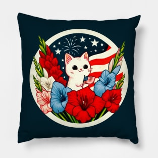 Americana Kitty Pillow