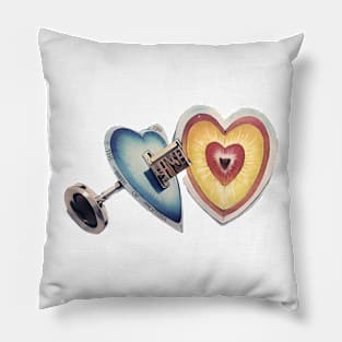 KEY TO THE HEART. Pillow