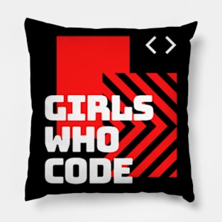 Girls who Code Pillow