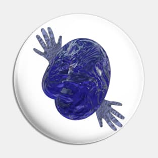 Abstract Hands (water) Pin