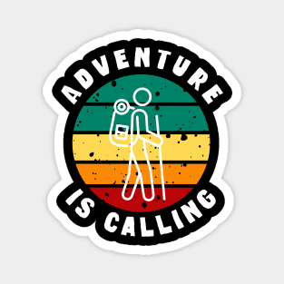 Hiking Crew Adventure Is Calling Camping Trip Summer 2023 Magnet