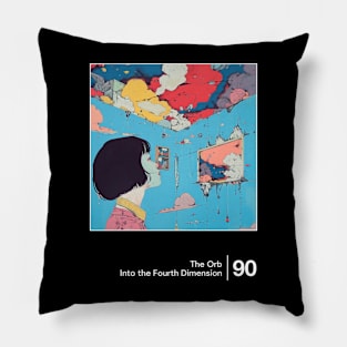 Into The 4th Dimension - Minimal Style Graphic Artwork Design Pillow