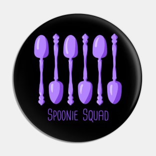 Spoonie Squad (Purple) Pin