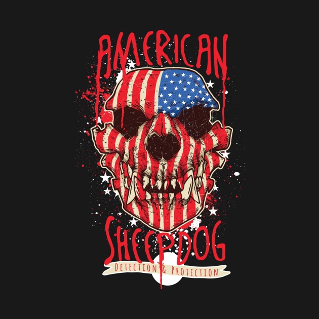 American Sheepdog Skull by DesignedByFreaks