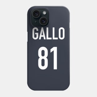 Gallo Jersey (White Text) Phone Case