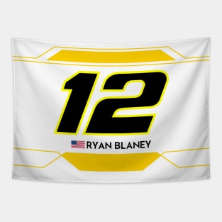 Ryan Blaney #12 2023 NASCAR Design Tapestry