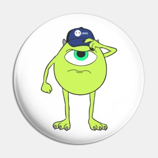 Green monster cartoon characters Pin