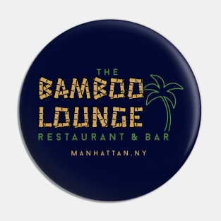 The Bamboo Lounge Restaurant & Bar - modern vintage logo Pin