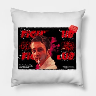 Fight club aesthetic Pillow