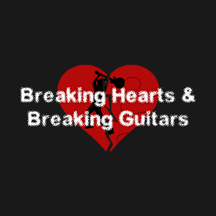 Breaking Hearts and Guitars (Red) T-Shirt