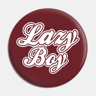 Lazy Boy White Pin