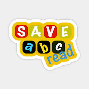 Save ABC -read Magnet