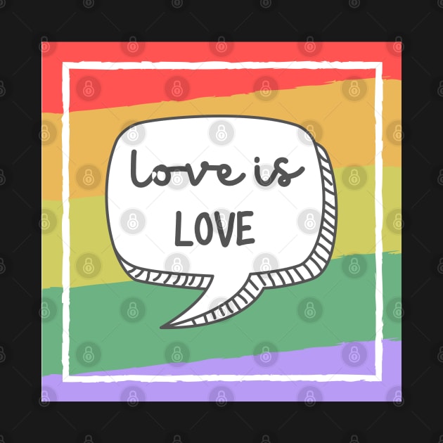 Love is love lgbt by AndyDesigns