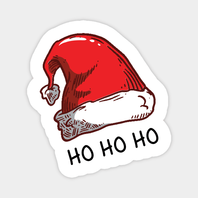 Christmas - Ho Ho Ho Magnet by Shiva121