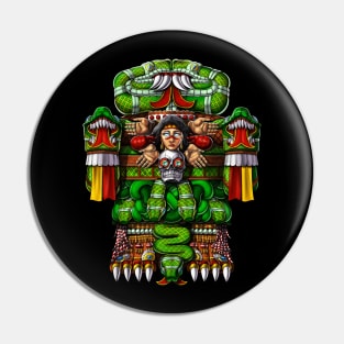 Aztec Goddess Coatlicue Pin