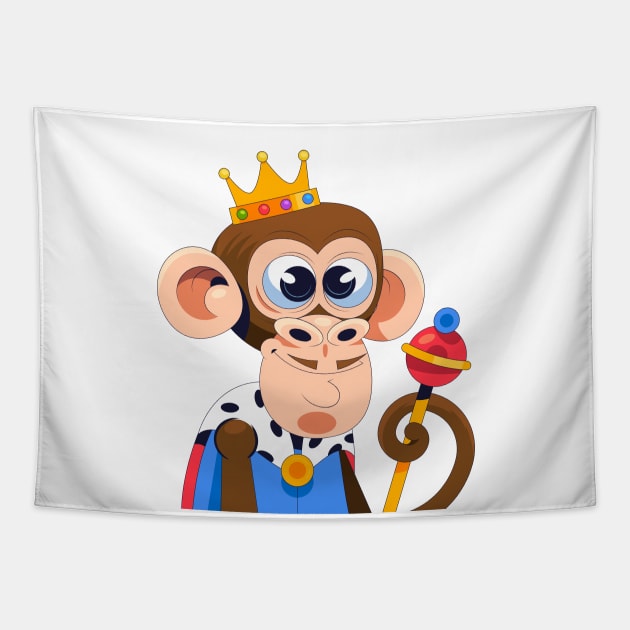 Monkey King Tapestry by Mako Design 