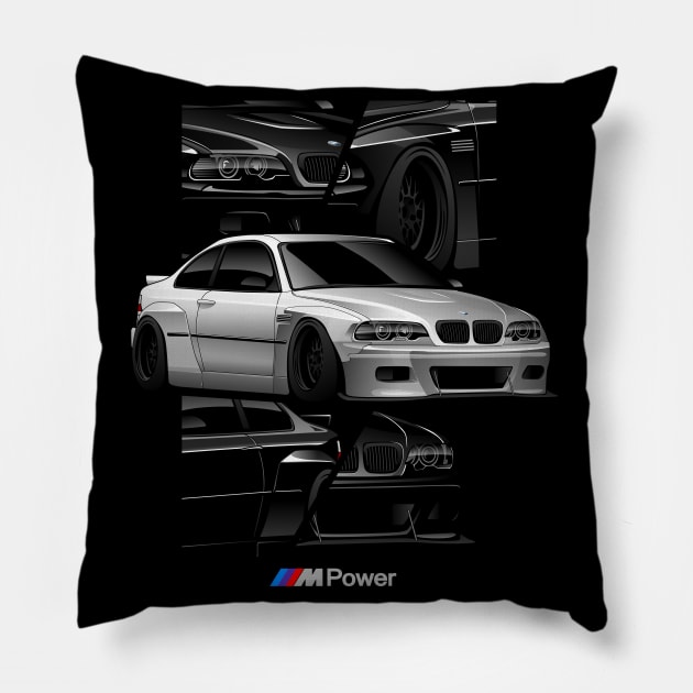 BMW E46 Rocket Bunny Pillow by rizadeli