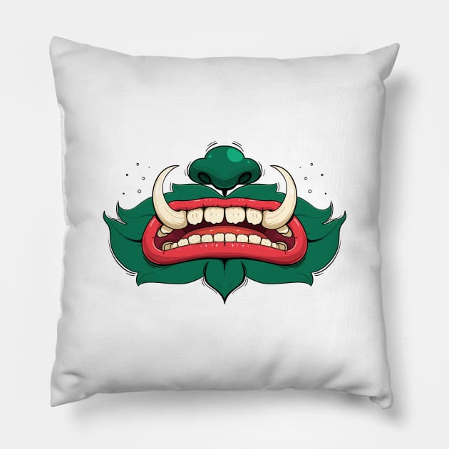 Khmer Giant Mouth Pillow by Rothana