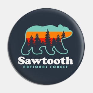 Sawtooth National Forest Camping Idaho Hiking Pin