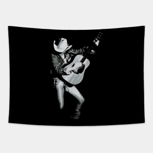 Dwight Yoakam Black art Tapestry