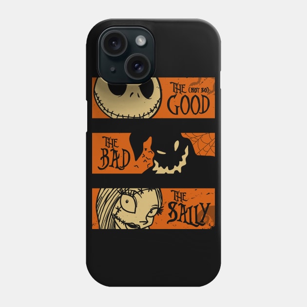 Spooky Halloween Old West Vintage Retro Parody Mashup Phone Case by BoggsNicolas
