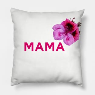 Happy Mothers Day - Mama with Flower Pillow