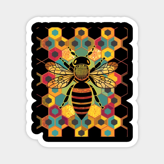 Bee Pollination Mysteries Magnet by TheStockWarehouse