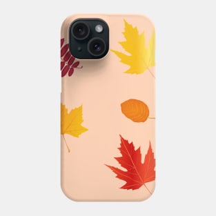 Autumn leaves all red and orange Phone Case