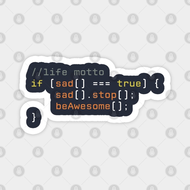 Barney Life Motto - Funny Programming Jokes - Programming - Magnet ...