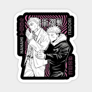 Nanami and Itadori - Jujutsu Kaisen Magnet