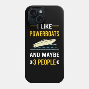 3 People Powerboat Powerboats Phone Case