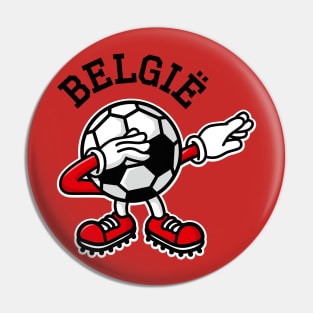 België Belgium dab dabbing soccer football Pin