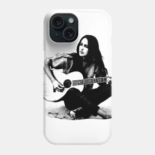 Joan Baez /// Guitar retro Phone Case