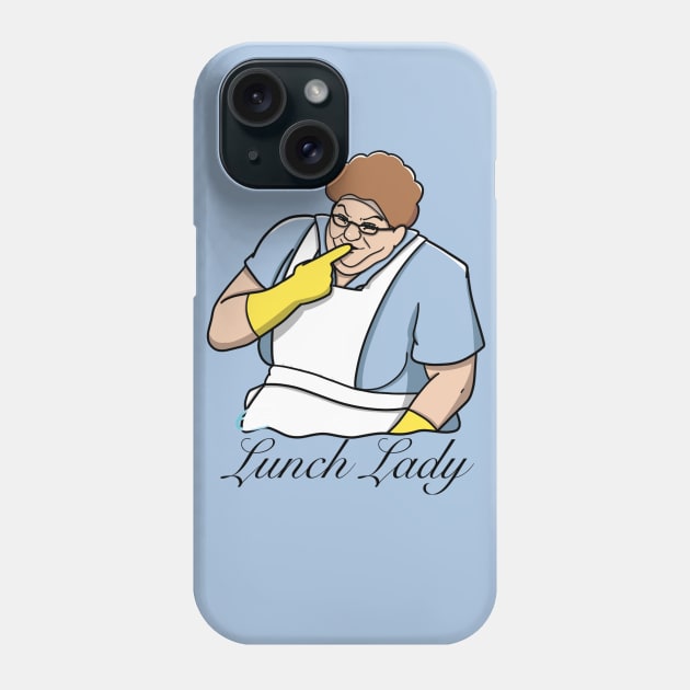 Chris Farley as the Lunch Lady Phone Case by TheCrazyFarmer