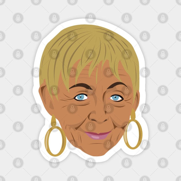 Madge Harvey - Benidorm Magnet by Greg12580